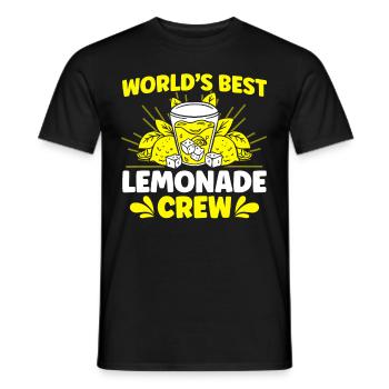 Lemonade Stand Lemon Juice Lemonade Shop - Men's T-Shirt - black - Front - AI Model Male 178 light (178cm)