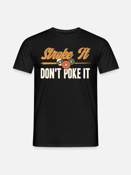 Billard Geschenkidee Billardspieler Pool Snooker - Männer T-Shirt - Schwarz