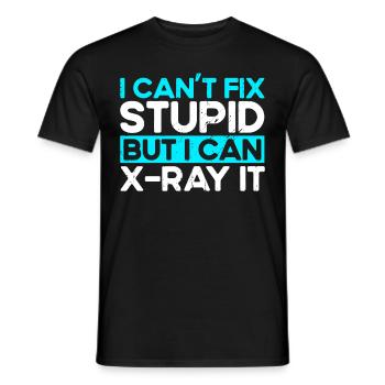 Radiology Radiologist Radiology Technician - Men's T-Shirt - black - Front - AI Model Male 178 light (178cm)