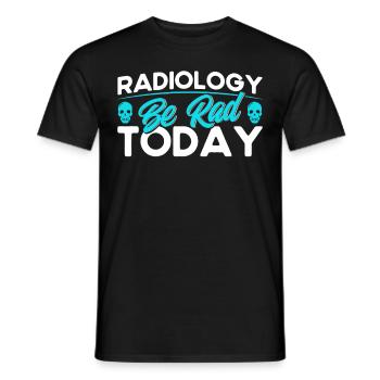 Radiology Radiologist Radiology Technician - Men's T-Shirt - black - Front - AI Model Male 178 light (178cm)