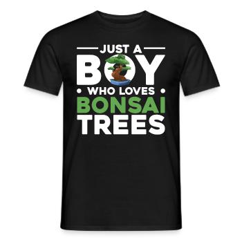Bonsai Tree Gift Japan Bonsai Garden - Men's T-Shirt - black - Front - AI Model Male 178 light (178cm)
