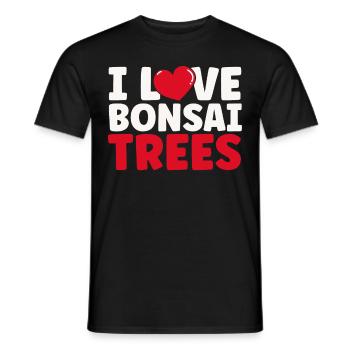 Bonsai Tree Gift Japan Bonsai Garden - Men's T-Shirt - black - Front - AI Model Male 178 light (178cm)