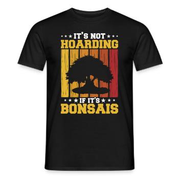 Bonsai Tree Gift Japan Bonsai Garden - Men's T-Shirt - black - Front - AI Model Male 178 light (178cm)