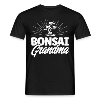 Bonsai Tree Gift Japan Bonsai Garden - Men's T-Shirt - black - Front - AI Model Male 178 light (178cm)
