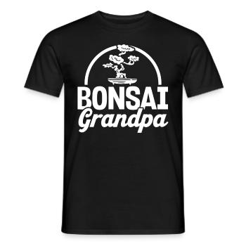Bonsai Tree Gift Japan Bonsai Garden - Men's T-Shirt - black - Front - AI Model Male 178 light (178cm)
