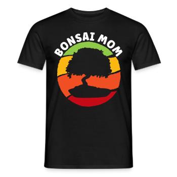Bonsai Tree Gift Japan Bonsai Garden - Men's T-Shirt - black - Front - AI Model Male 178 light (178cm)