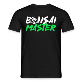 Bonsai Tree Gift Japan Bonsai Garden - Men's T-Shirt - black - Front - AI Model Male 178 light (178cm)