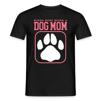 Dog Mama Mistress Dog Dog Owner Cadeau - T-shirt homme - noir - Devant - AI Model Male 178 light (178cm)