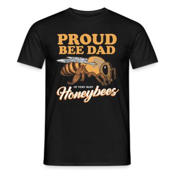 Imker Bienenzucht Bienenzüchter Bienen Geschenk - Männer T-Shirt - Schwarz - Vorne - AI Model Male 178 light (178cm)
