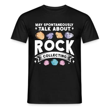 Géologue de la géologie collectrice de roches - T-shirt homme - noir - Devant - AI Model Male 178 light (178cm)