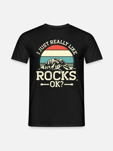 Rock Collecting Geology Geologist - Men's T-Shirt - black