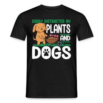 Pflanzen Gartenarbeit Gärtner Landschaftsarchitekt - Männer T-Shirt - Schwarz - Vorne - AI Model Male 178 light (178cm)