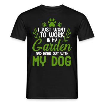 Pflanzen Gartenarbeit Gärtner Landschaftsarchitekt - Männer T-Shirt - Schwarz - Vorne - AI Model Male 178 light (178cm)