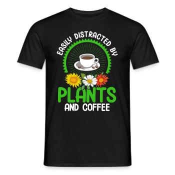 Pflanzen Gartenarbeit Gärtner Landschaftsarchitekt - Männer T-Shirt - Schwarz - Vorne - AI Model Male 178 light (178cm)