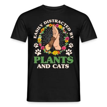 Pflanzen Gartenarbeit Gärtner Landschaftsarchitekt - Männer T-Shirt - Schwarz - Vorne - AI Model Male 178 light (178cm)