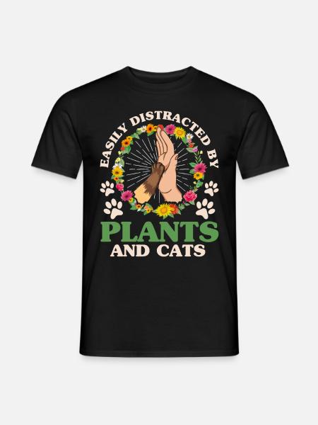 Pflanzen Gartenarbeit Gärtner Landschaftsarchitekt - Männer T-Shirt - Schwarz