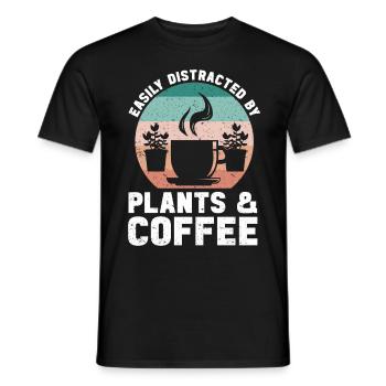 Pflanzen Gartenarbeit Gärtner Landschaftsarchitekt - Männer T-Shirt - Schwarz - Vorne - AI Model Male 178 light (178cm)