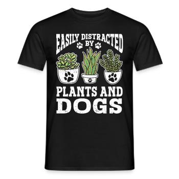 Pflanzen Gartenarbeit Gärtner Landschaftsarchitekt - Männer T-Shirt - Schwarz - Vorne - AI Model Male 178 light (178cm)