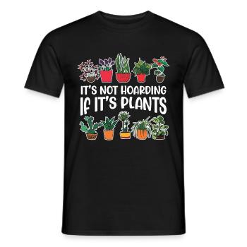 Pflanzen Gartenarbeit Gärtner Landschaftsarchitekt - Männer T-Shirt - Schwarz - Vorne - AI Model Male 178 light (178cm)
