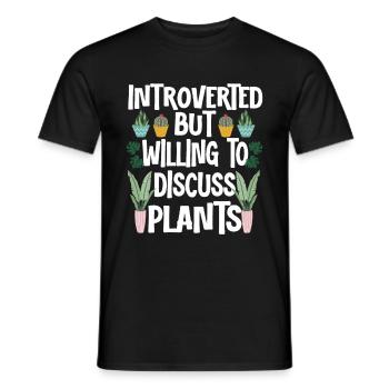 Pflanzen Gartenarbeit Gärtner Landschaftsarchitekt - Männer T-Shirt - Schwarz - Vorne - AI Model Male 178 light (178cm)