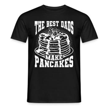 Pancakes Food Lover Best Pancake Maker - Men's T-Shirt - black - Front - AI Model Male 178 light (178cm)