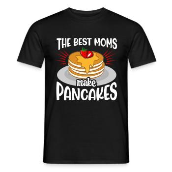 Pancakes Food Lover Best Pancake Maker - Men's T-Shirt - black - Front - AI Model Male 178 light (178cm)