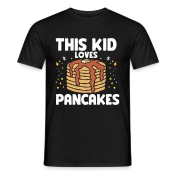 Pfannkuchen Food Lover Best Pancake Maker - Männer T-Shirt - Schwarz - Vorne - AI Model Male 178 light (178cm)