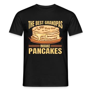 Pancakes Food Lover Best Pancake Maker - Men's T-Shirt - black - Front - AI Model Male 178 light (178cm)