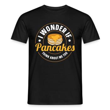 Pfannkuchen Food Lover Best Pancake Maker - Männer T-Shirt - Schwarz - Vorne - AI Model Male 178 light (178cm)