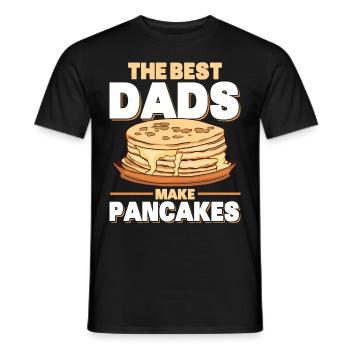 Pancakes Food Lover Best Pancake Maker - Men's T-Shirt - black - Front - AI Model Male 178 light (178cm)