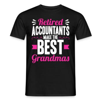 Buchhalter Geschenk Buchhaltung Steuer Cpa - Männer T-Shirt - Schwarz - Vorne - AI Model Male 178 light (178cm)