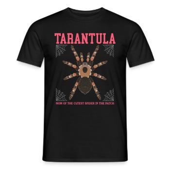 Vogelspinnen Mom Spinne Vogelspinne Geschenk - Männer T-Shirt - Schwarz - Vorne - AI Model Male 178 light (178cm)