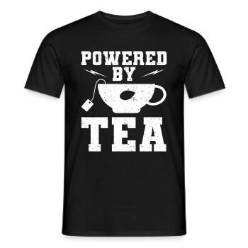 Teetrinker Geschenk Tasse Tee Liebhaber - Männer T-Shirt - Schwarz - Vorne - AI Model Male 178 light (178cm)