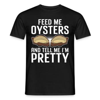 Cadeau amateur de fruits de mer fruits de mer - T-shirt homme - noir - Devant - AI Model Male 178 light (178cm)