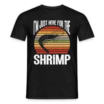 Seafood lover gift seafood - Men's T-Shirt - black - Front - AI Model Male 178 light (178cm)