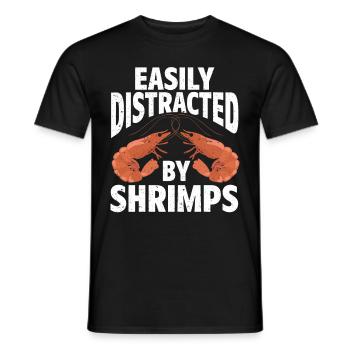Cadeau amateur de fruits de mer fruits de mer - T-shirt homme - noir - Devant - AI Model Male 178 light (178cm)