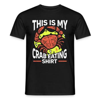 Cadeau amateur de fruits de mer fruits de mer - T-shirt homme - noir - Devant - AI Model Male 178 light (178cm)
