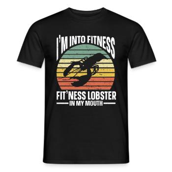 Cadeau amateur de fruits de mer fruits de mer - T-shirt homme - noir - Devant - AI Model Male 178 light (178cm)