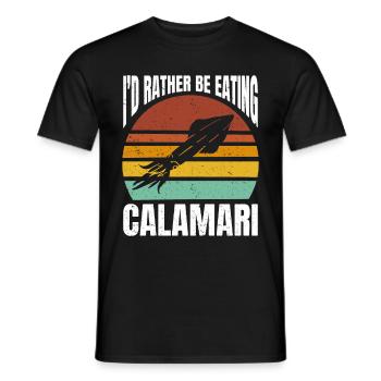 Seafood lover gift seafood - Men's T-Shirt - black - Front - AI Model Male 178 light (178cm)