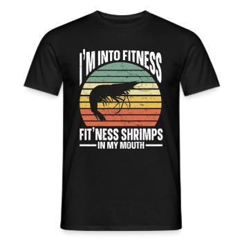 Cadeau amateur de fruits de mer fruits de mer - T-shirt homme - noir - Devant - AI Model Male 178 light (178cm)