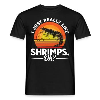Meeresfrüchte Liebhaber Geschenk Meeresfrüchte - Männer T-Shirt - Schwarz - Vorne - AI Model Male 178 light (178cm)