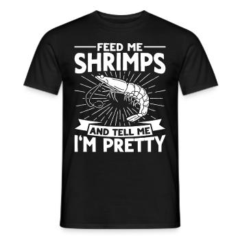 Meeresfrüchte Liebhaber Geschenk Meeresfrüchte - Männer T-Shirt - Schwarz - Vorne - AI Model Male 178 light (178cm)