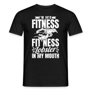 Amateurs de fruits de mer Cadeau Fruits de mer - T-shirt homme - noir - Devant - AI Model Male 178 light (178cm)
