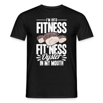 Amateurs de fruits de mer Cadeau Fruits de mer - T-shirt homme - noir - Devant - AI Model Male 178 light (178cm)