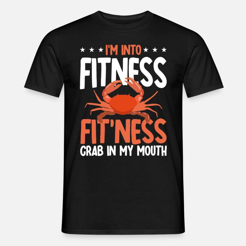 Seafood Lovers Gift Seafood - Men's T-Shirt - black