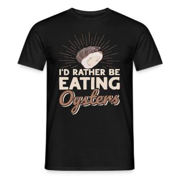 Meeresfrüchte Liebhaber Geschenk Meeresfrüchte - Männer T-Shirt - Schwarz - Vorne - AI Model Male 178 light (178cm)