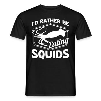 Amateurs de fruits de mer Cadeau Fruits de mer - T-shirt homme - noir - Devant - AI Model Male 178 light (178cm)