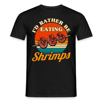 Amateurs de fruits de mer Cadeau Fruits de mer - T-shirt homme - noir - Devant - AI Model Male 178 light (178cm)