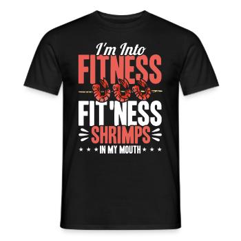 Meeresfrüchte Liebhaber Geschenk Meeresfrüchte - Männer T-Shirt - Schwarz - Vorne - AI Model Male 178 light (178cm)