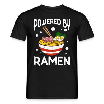 Ramen Noodle Soup Japanese Kawaii Gift Ramen - Men's T-Shirt - black - Front - AI Model Male 178 light (178cm)